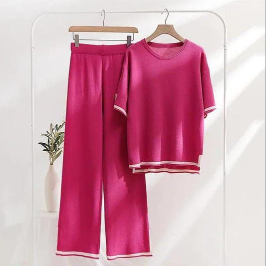 2 Pcs Jersey Plain Co-Ord Set